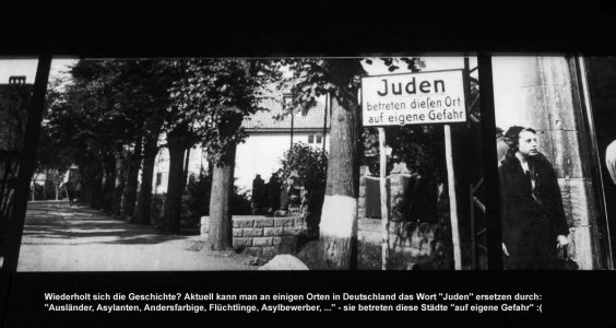 Für Juden gefährlich - und jetzt für Flüchtlinge und andere Fremde
