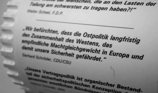 Ostpolitik in Deutschland. Mit Gerhard Schröder, CDU