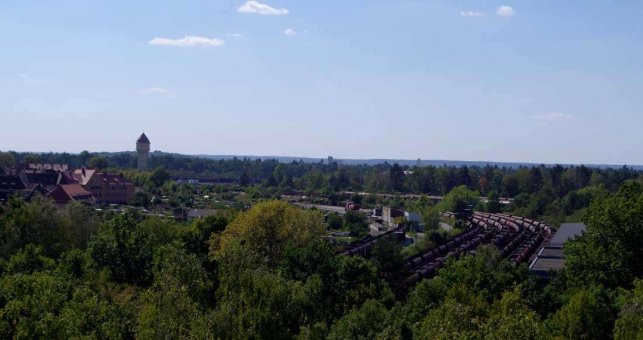 Rangierbahnhof Nürnberg - von der Messe aus
